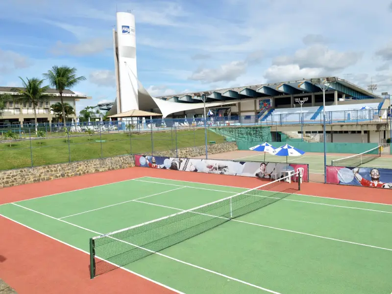 Locação da quadra de tênis
