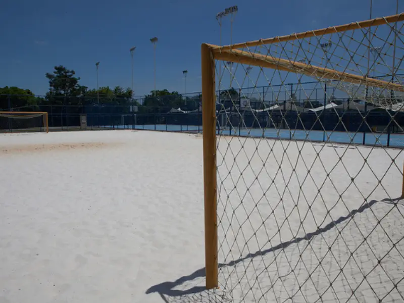 Locação da quadra de areia